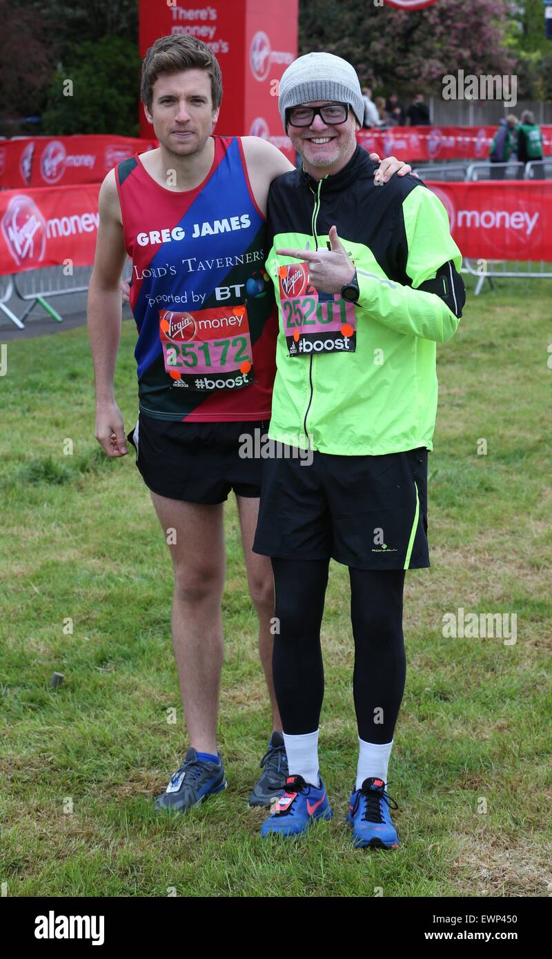 Virgin Money London Marathon 2015 - Photocall Featuring: Greg James ...