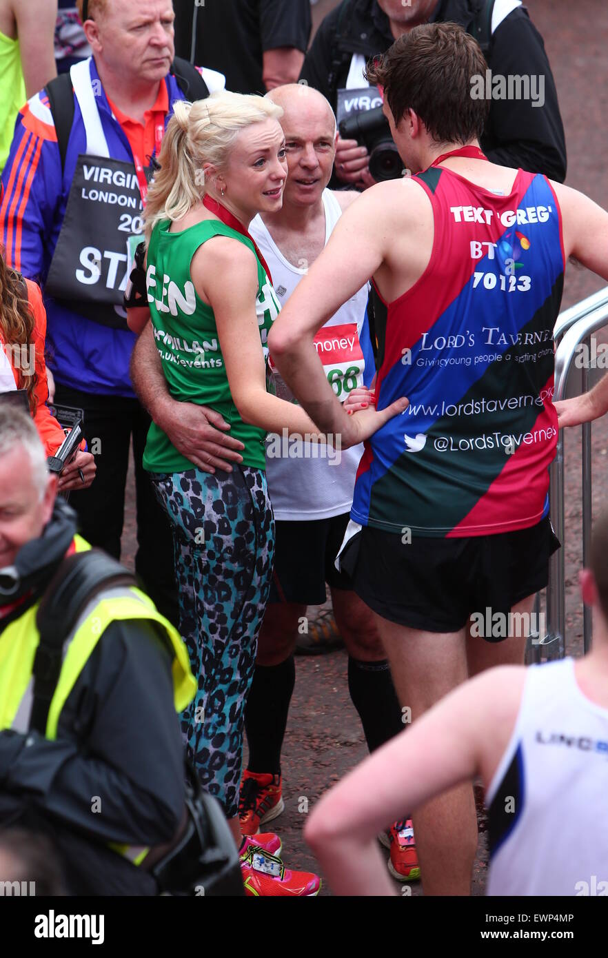 Virgin Money London Marathon 2015 Featuring: Helen George, Greg James ...