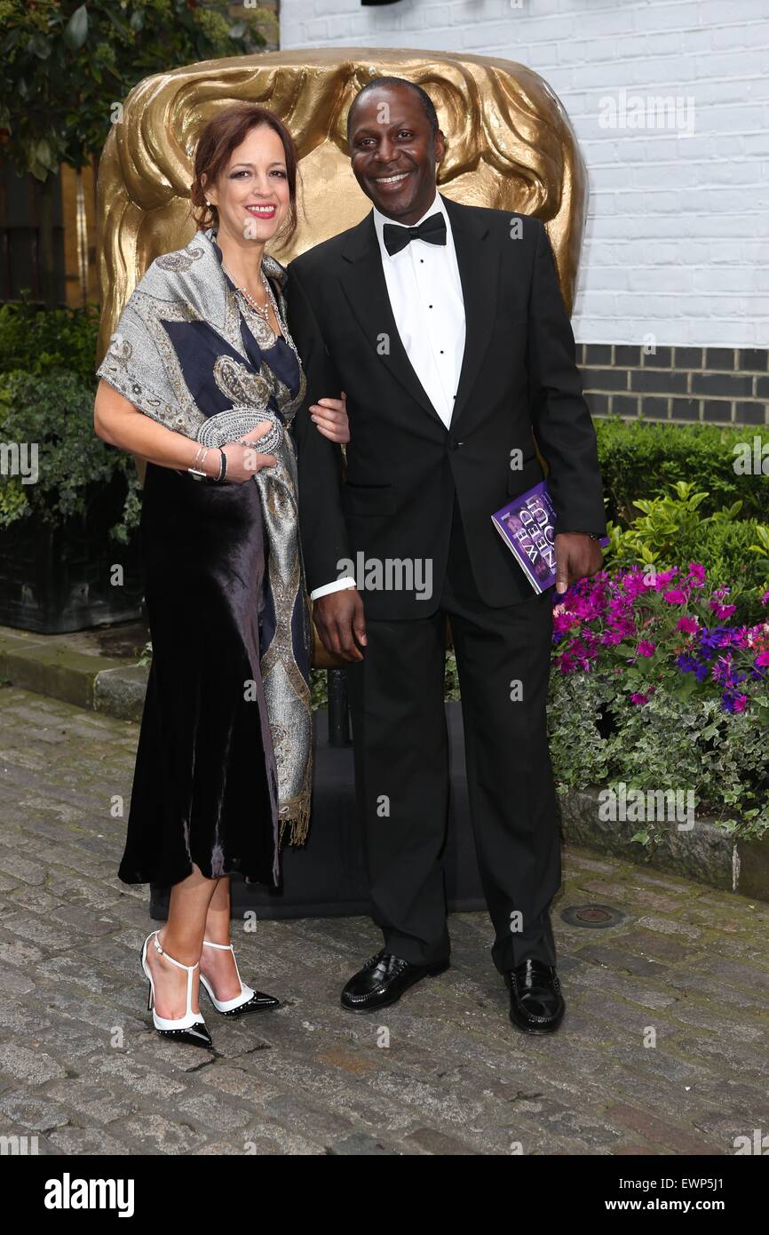 BAFTA Television Craft Awards held at the Brewery  Featuring: Guest, Cyril Nri Where: London, United Kingdom When: 26 Apr 2015 Stock Photo