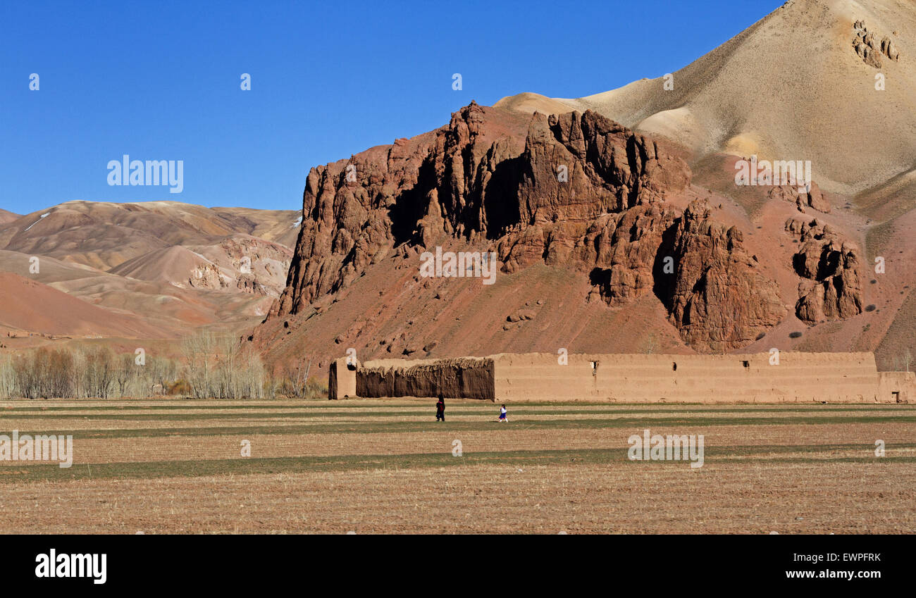 Afghanistan Countryside Stock Photo