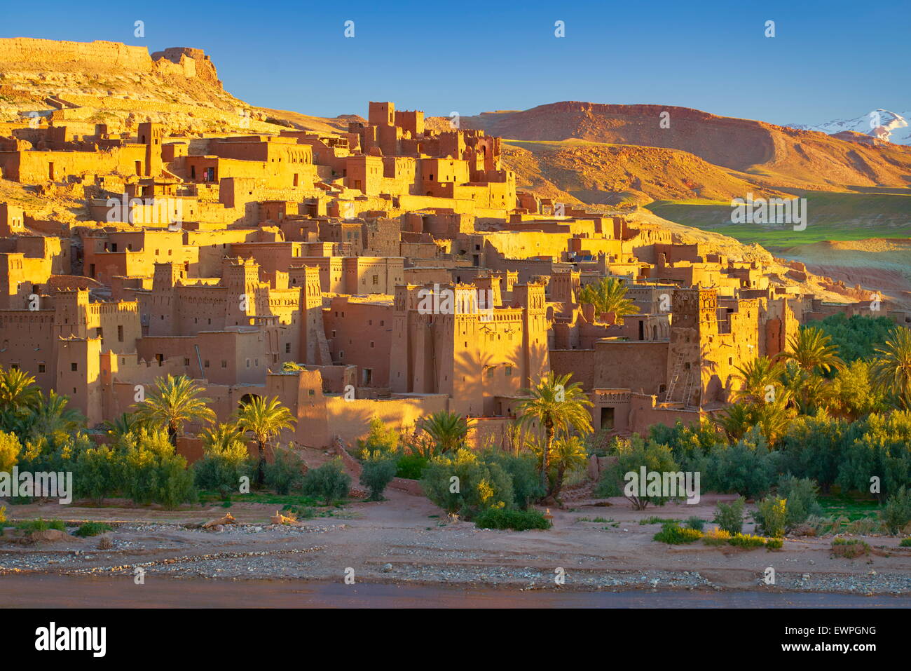 Ait Benhaddou kasbah fortress near Ouarzazate, Morocco Stock Photo - Alamy