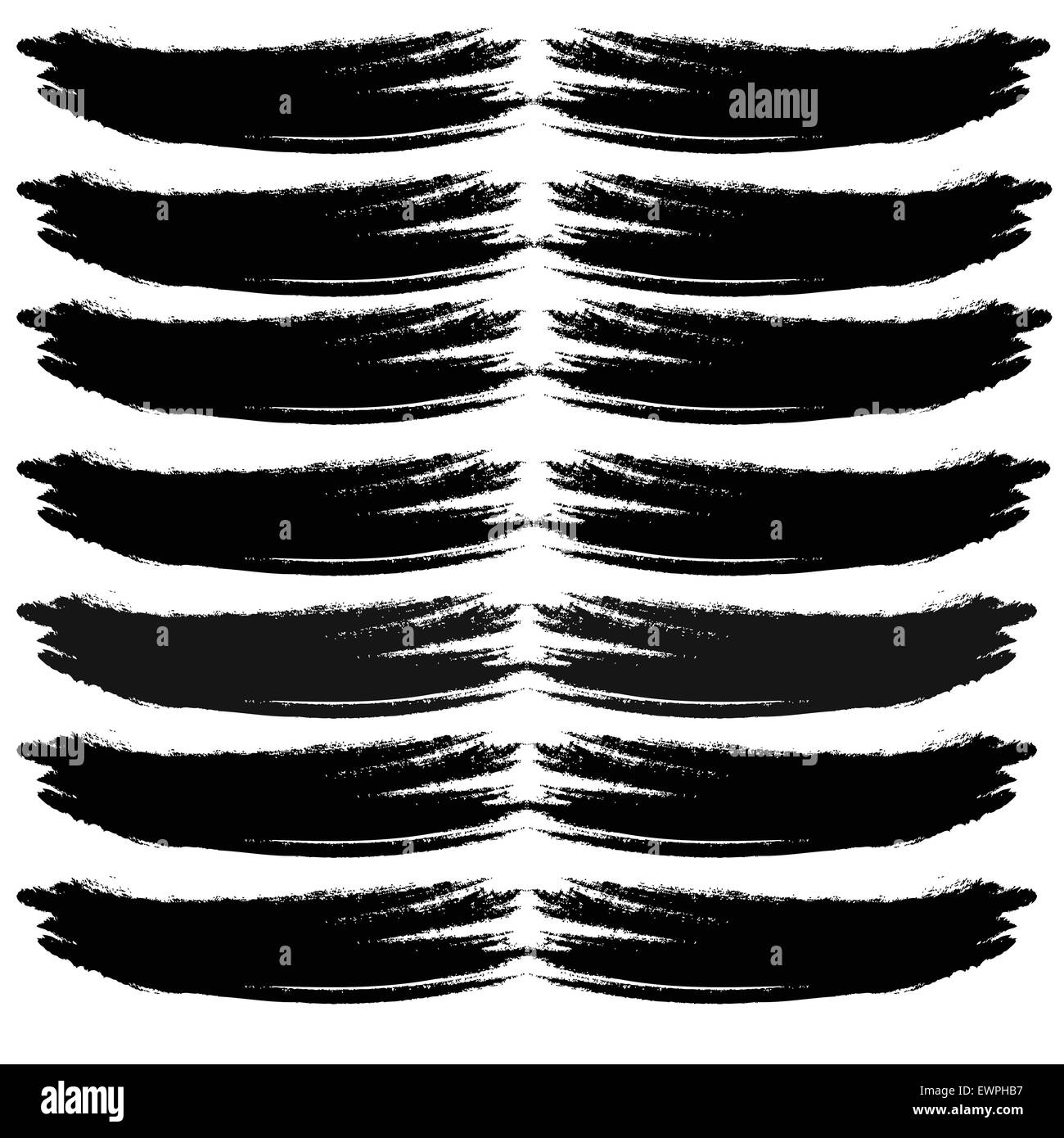 Abstract brush stroke on white background Stock Photo - Alamy