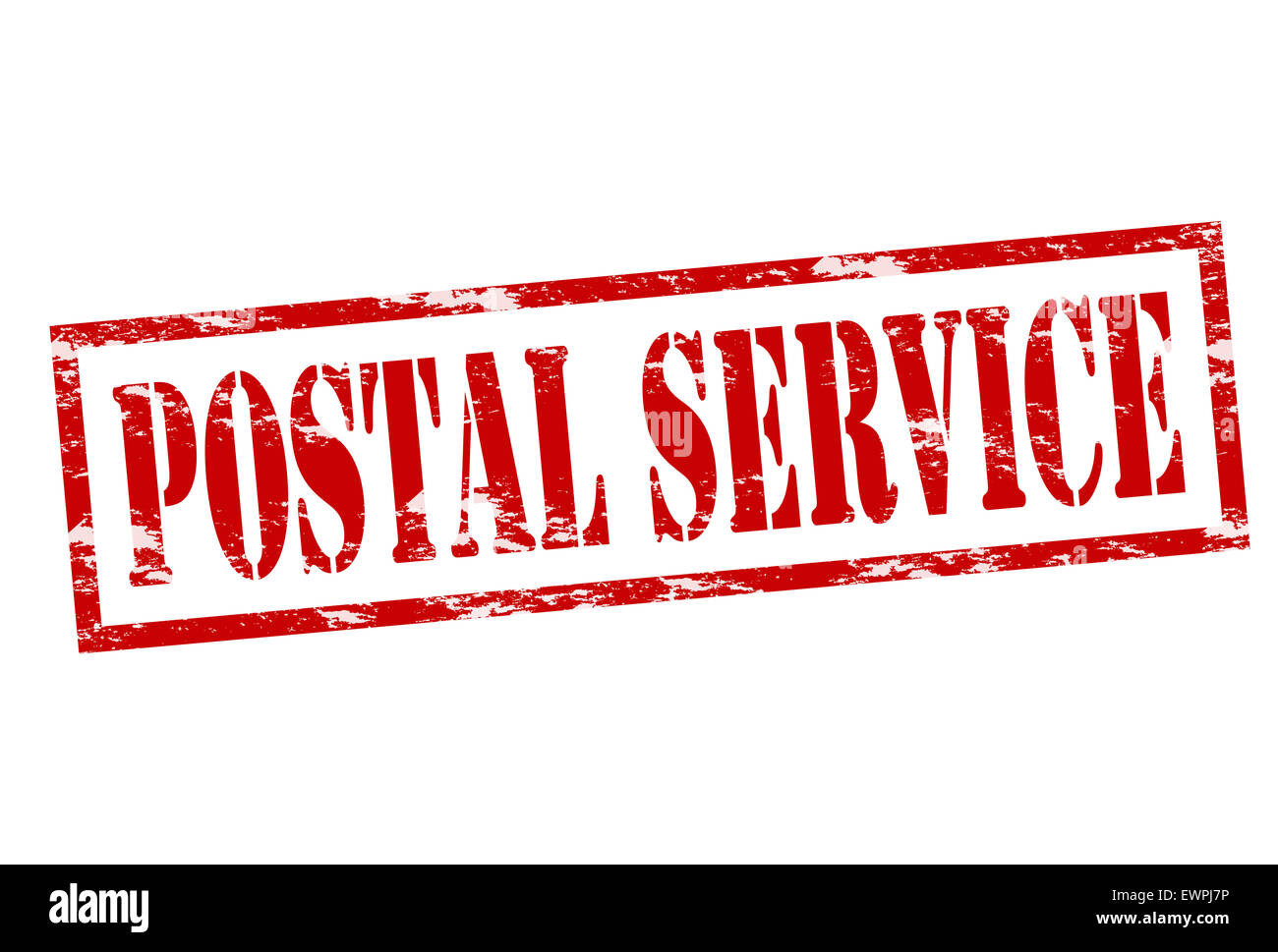 Rubber stamp with text postal service inside, illustration Stock Photo ...
