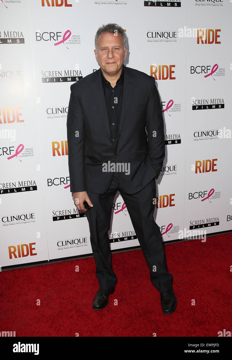 Ride Los Angeles Premiere  Featuring: Paul Reiser Where: Hollywood, California, United States When: 29 Apr 2015 Stock Photo