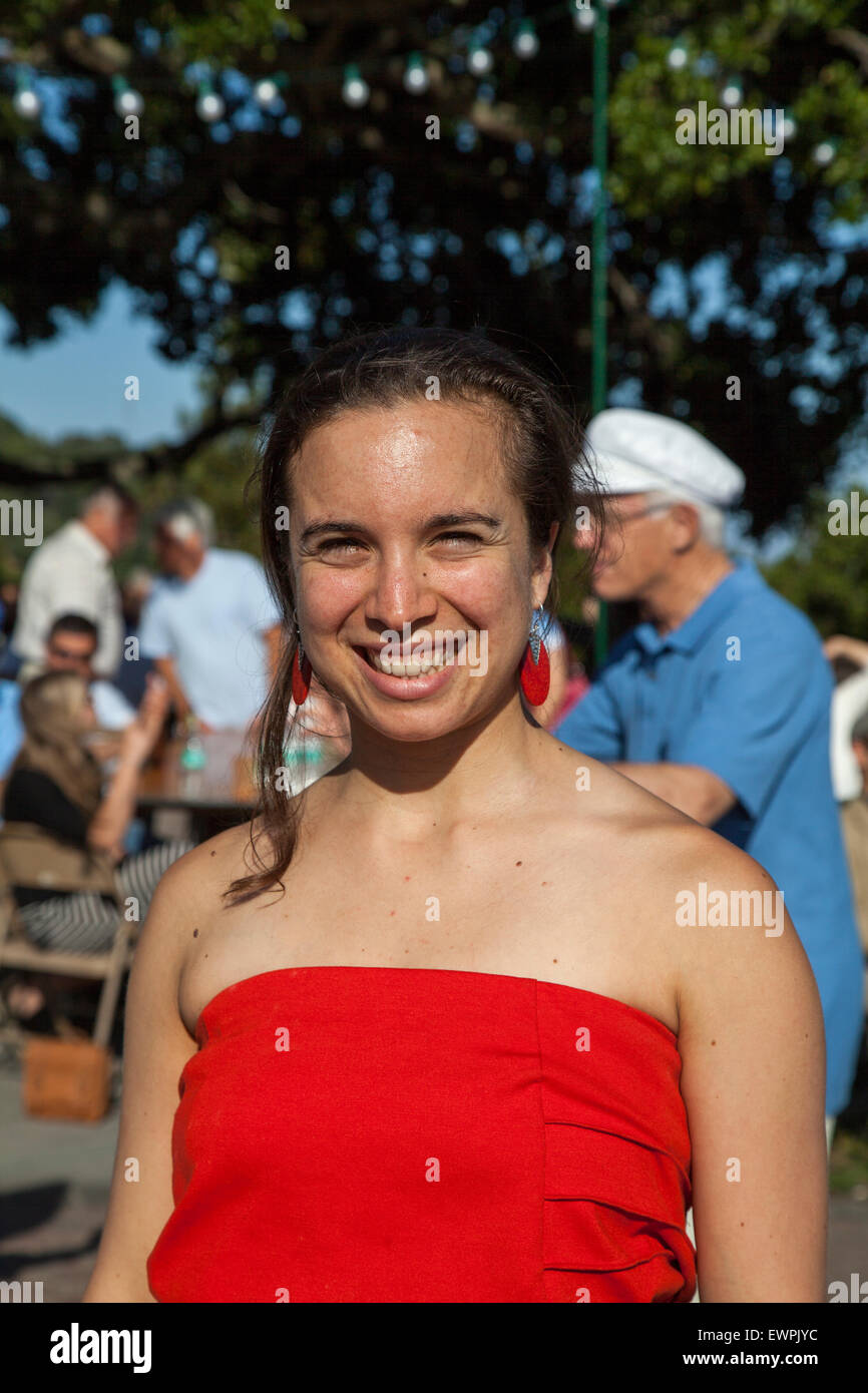 Smiling woman, Novato, California, USA Stock Photo
