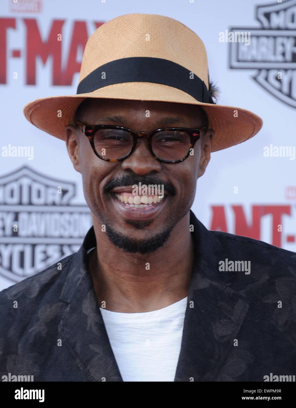 Los Angeles, CA, USA. 29th June, 2015. Wood Harris at arrivals for ANTMAN Premiere, The Dolby