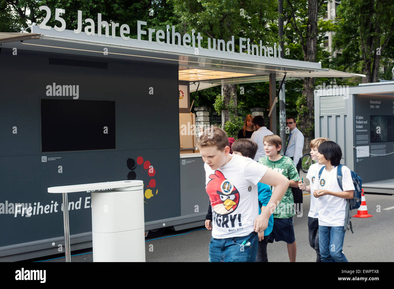 25 years of freedom and German Unity Stock Photo Alamy