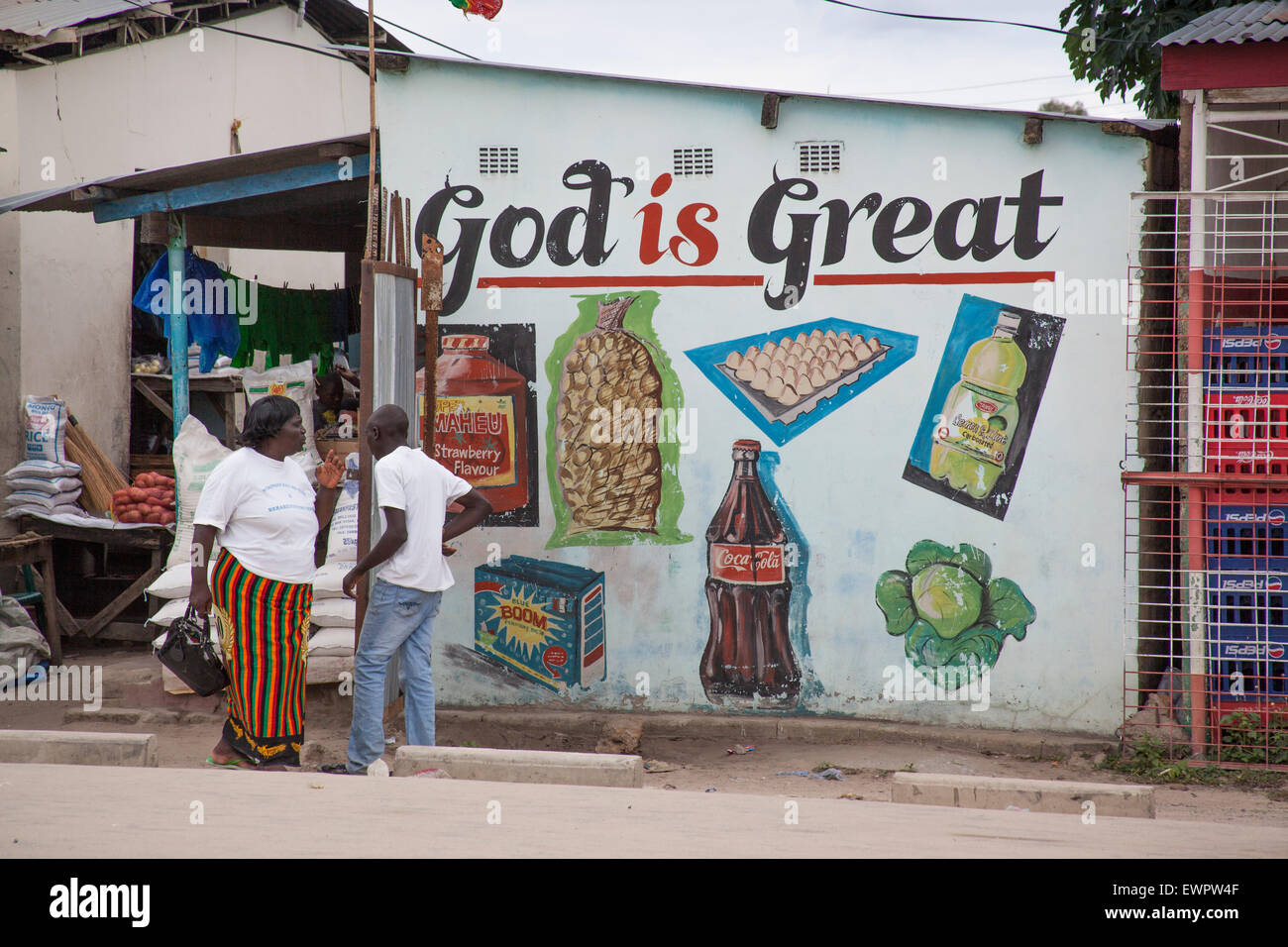 Mongu, Capital of Western Province, Zambia, Africa Stock Photo