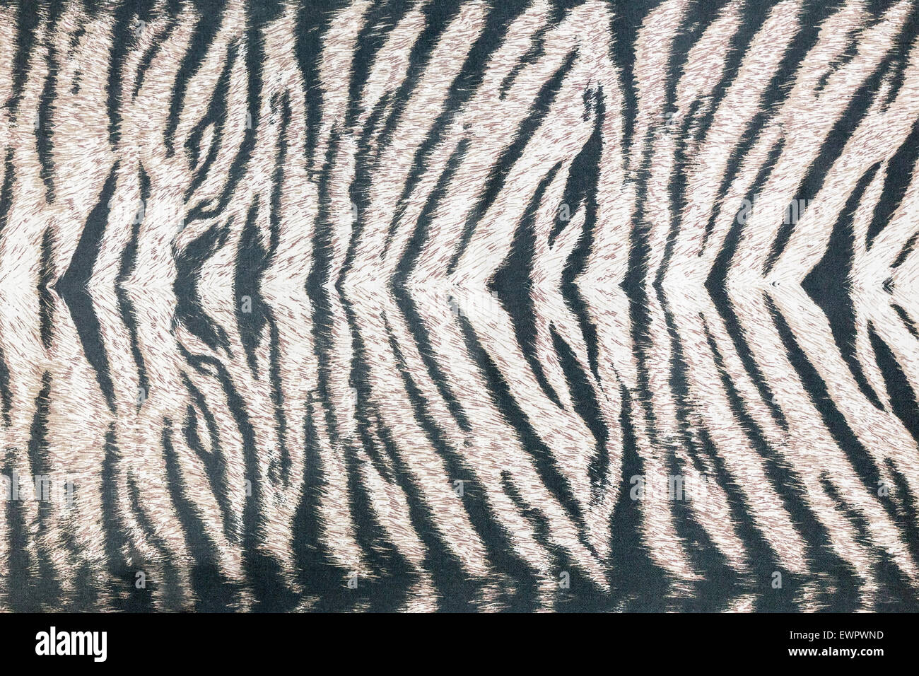 Background or backdrop of vertical striped animal fur print Stock Photo