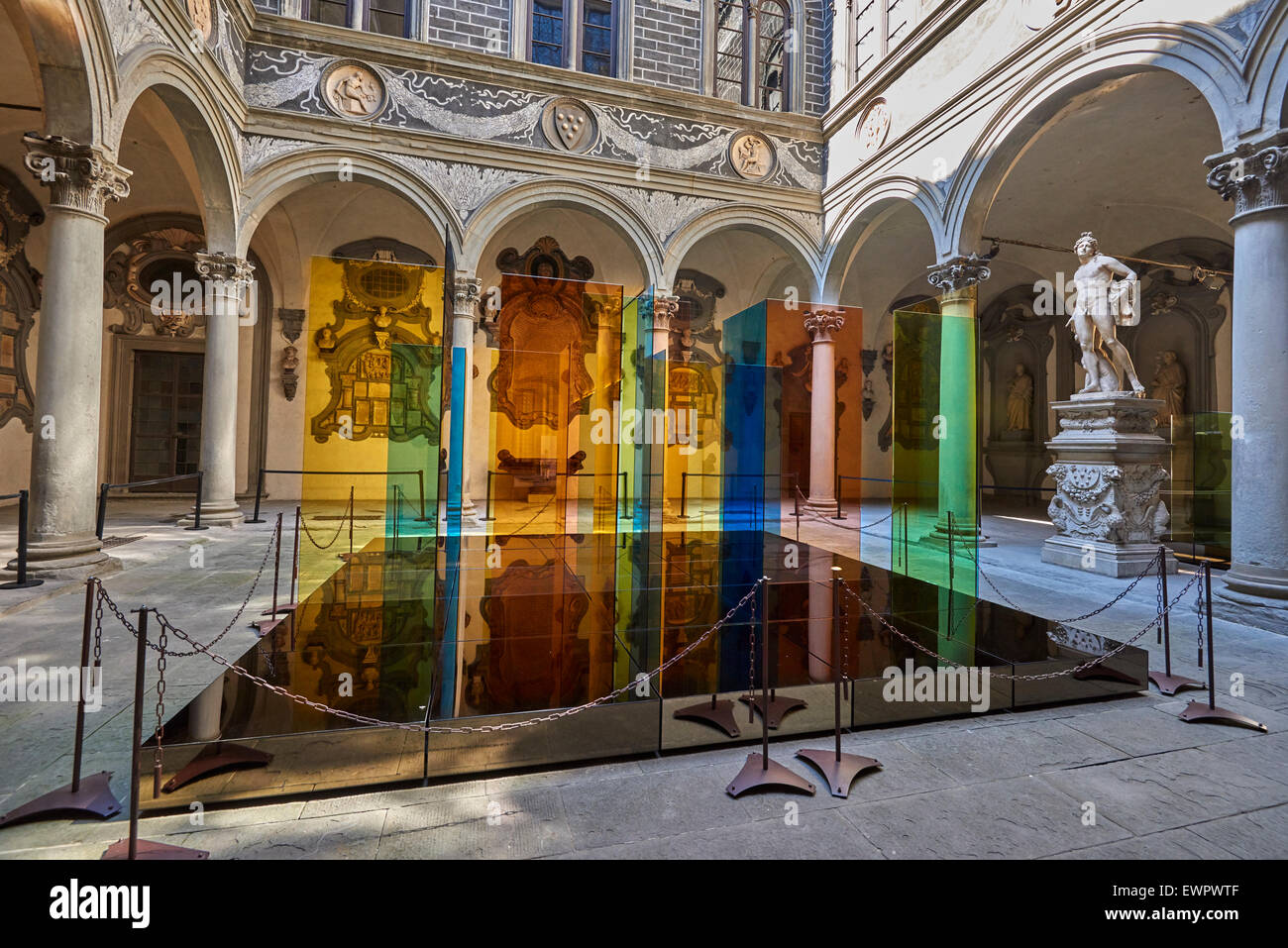 The Palazzo Medici, is a Renaissance palace located in Florence, Italy Stock Photo