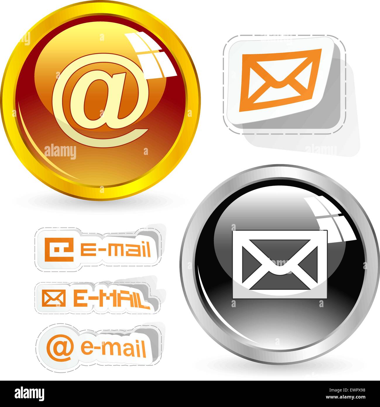 Global communication email Stock Vector Images - Alamy