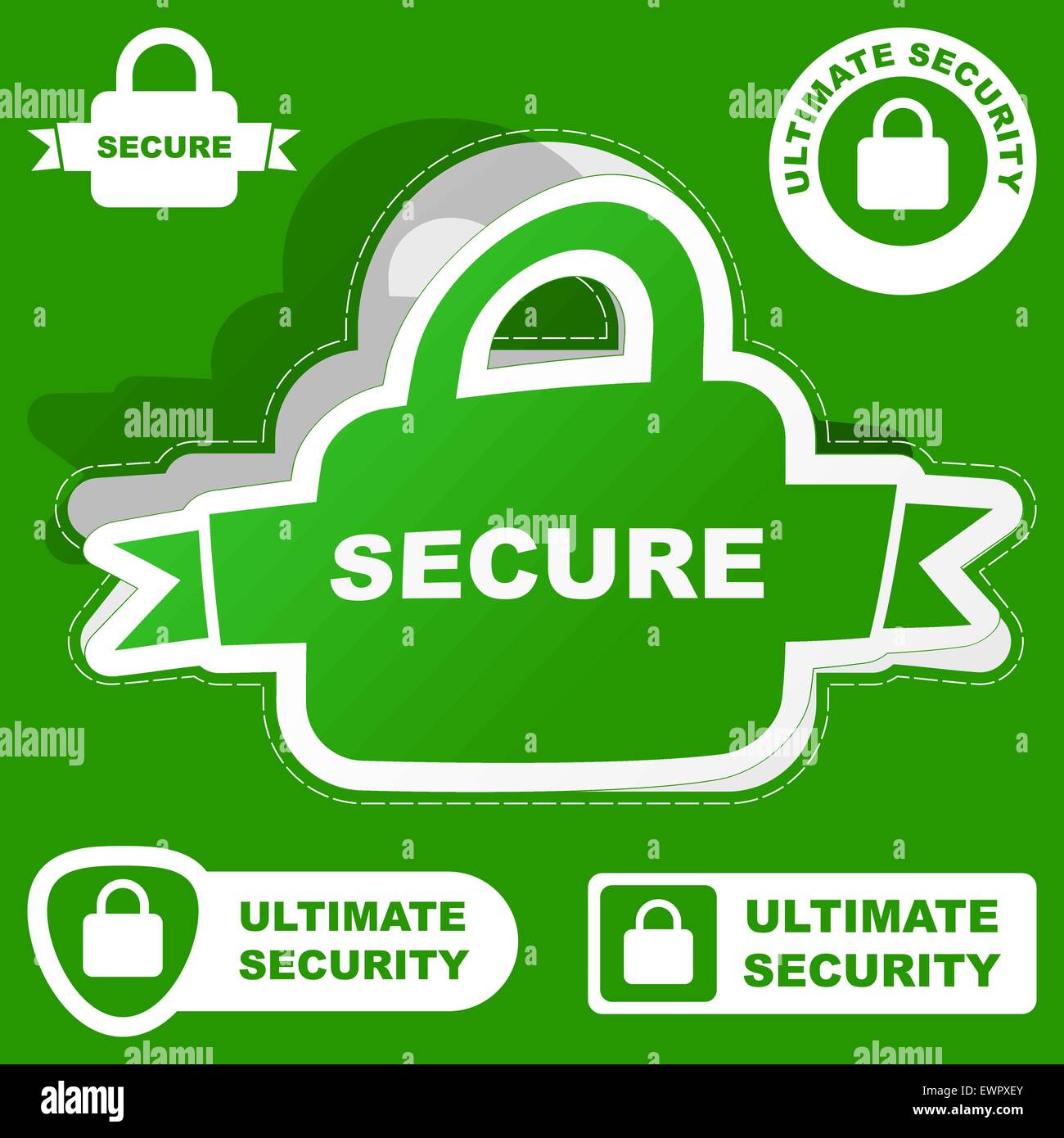 Padlock icon. Usable for web design Stock Vector Image & Art - Alamy