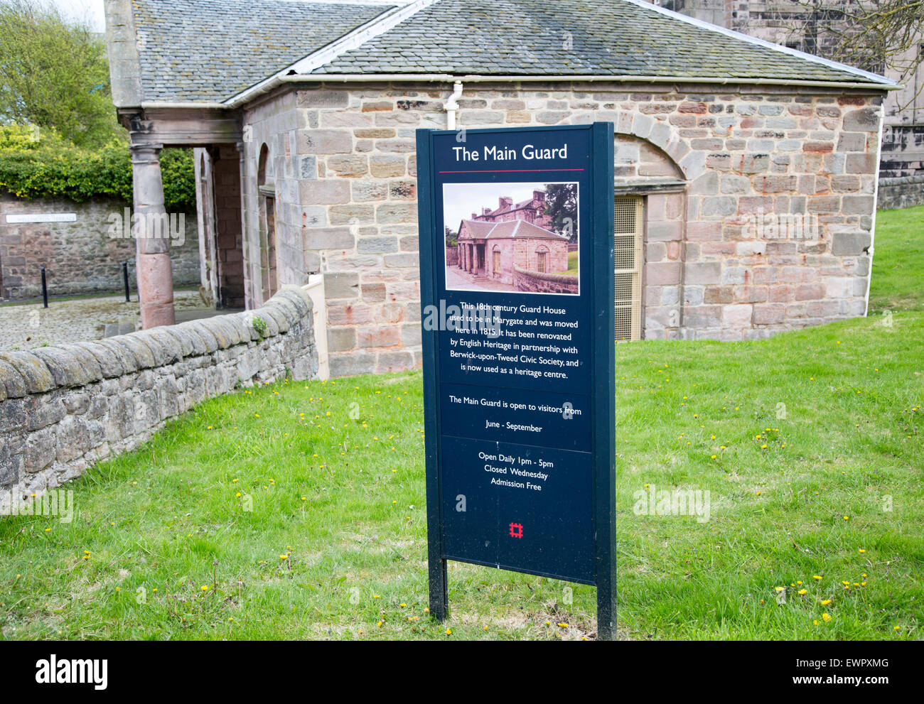 The Main Guard, historic guardhouse building, Berwick-upon-Tweed, Northumberland, England, UK Stock Photo