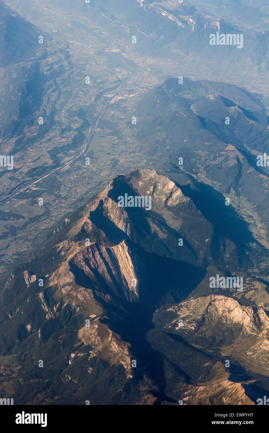 Aerial view of mountains Stock Photo - Alamy