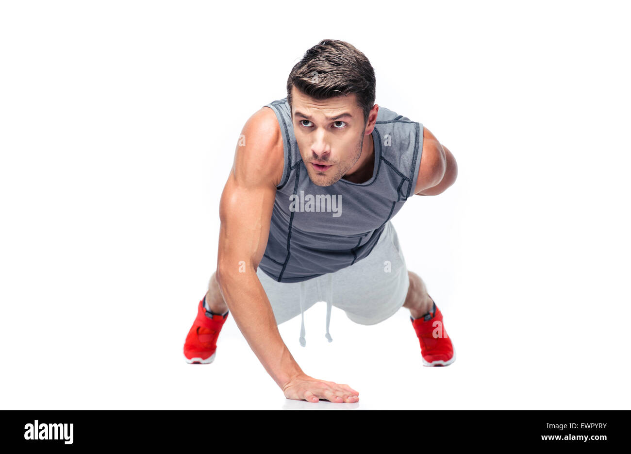 One Hand Push Ups High Resolution Stock Photography and Images - Alamy