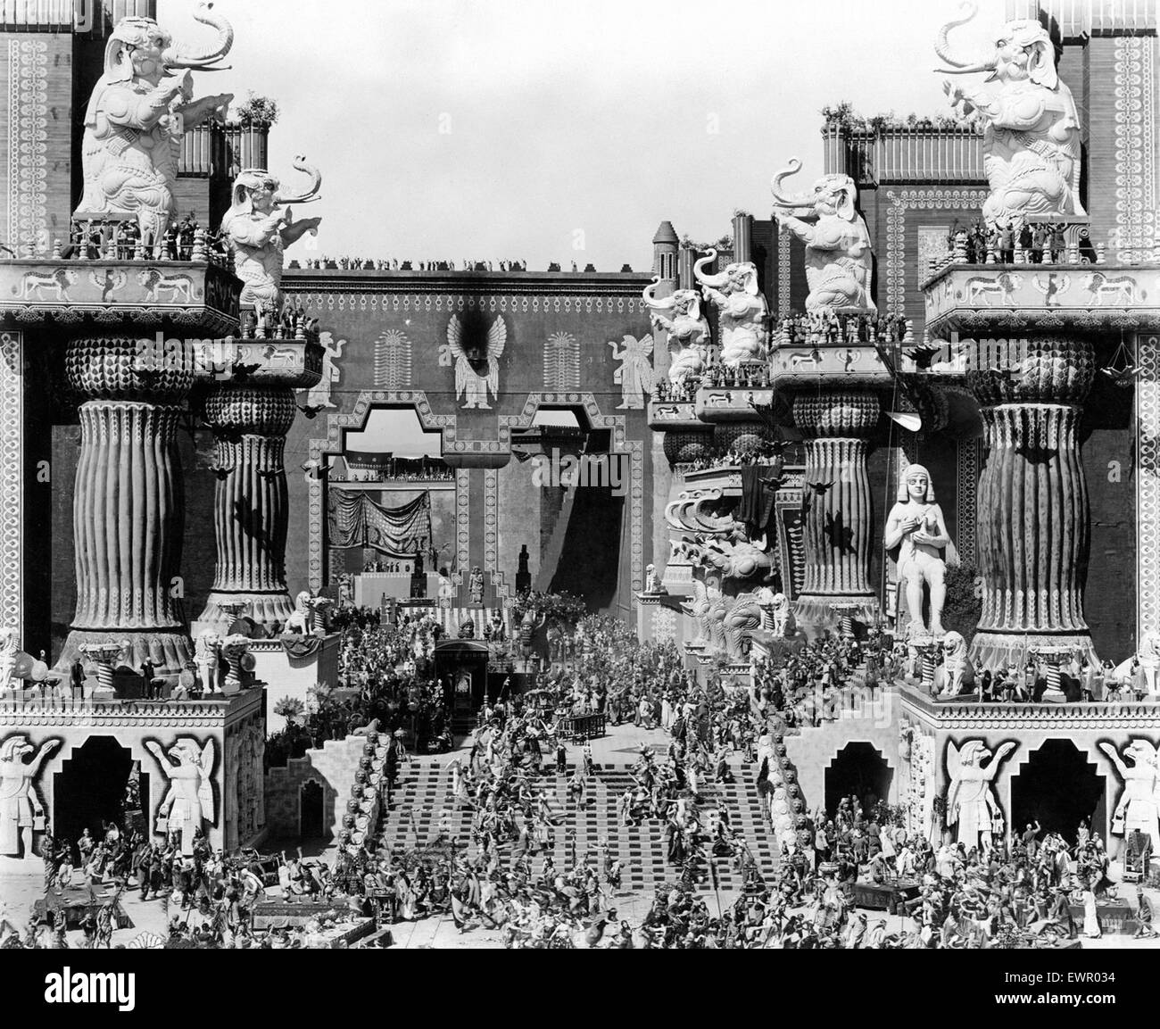 D. W. Griffith  - Intolerance Stock Photo
