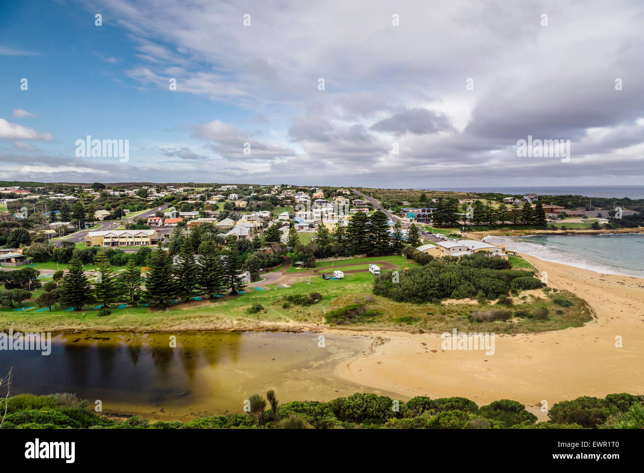 Town of Port Campbell, Victoria, Australia Stock Photo Alamy