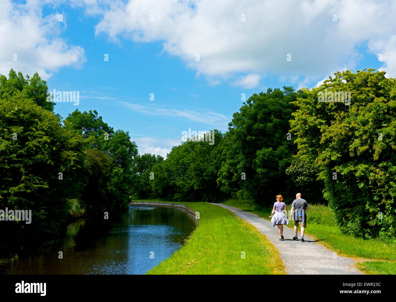 Man walking on canal towpath hi-res stock photography and images - Alamy