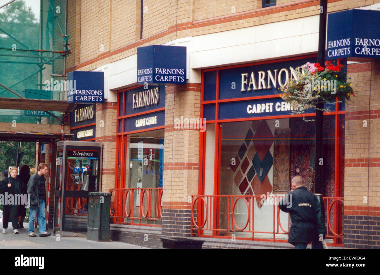 Farnons Carpet Centre, Newcastle, 12th September 1996 Stock Photo Alamy