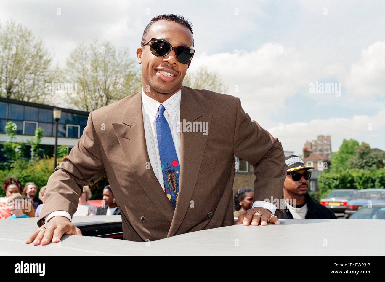 American rapper MC Hammer visiting Stockwell Park Comprehensive school