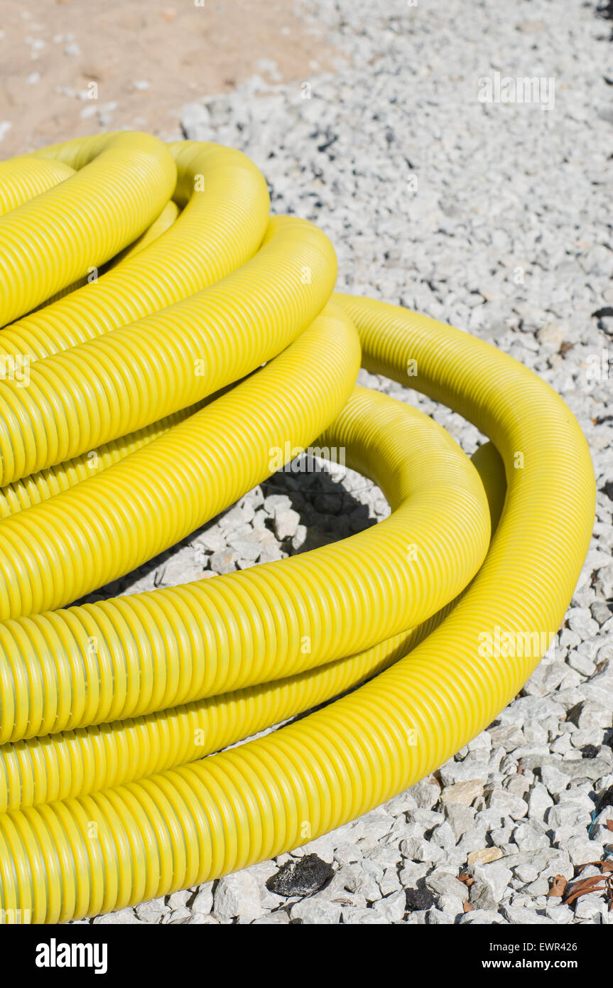 Corrugated plastic pipe hires stock photography and images Alamy