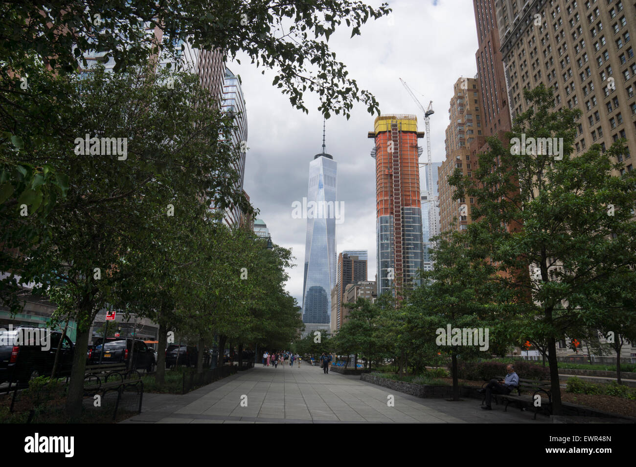 1 World Trade Center in Lower Manhattan, New York City. Stock Photo