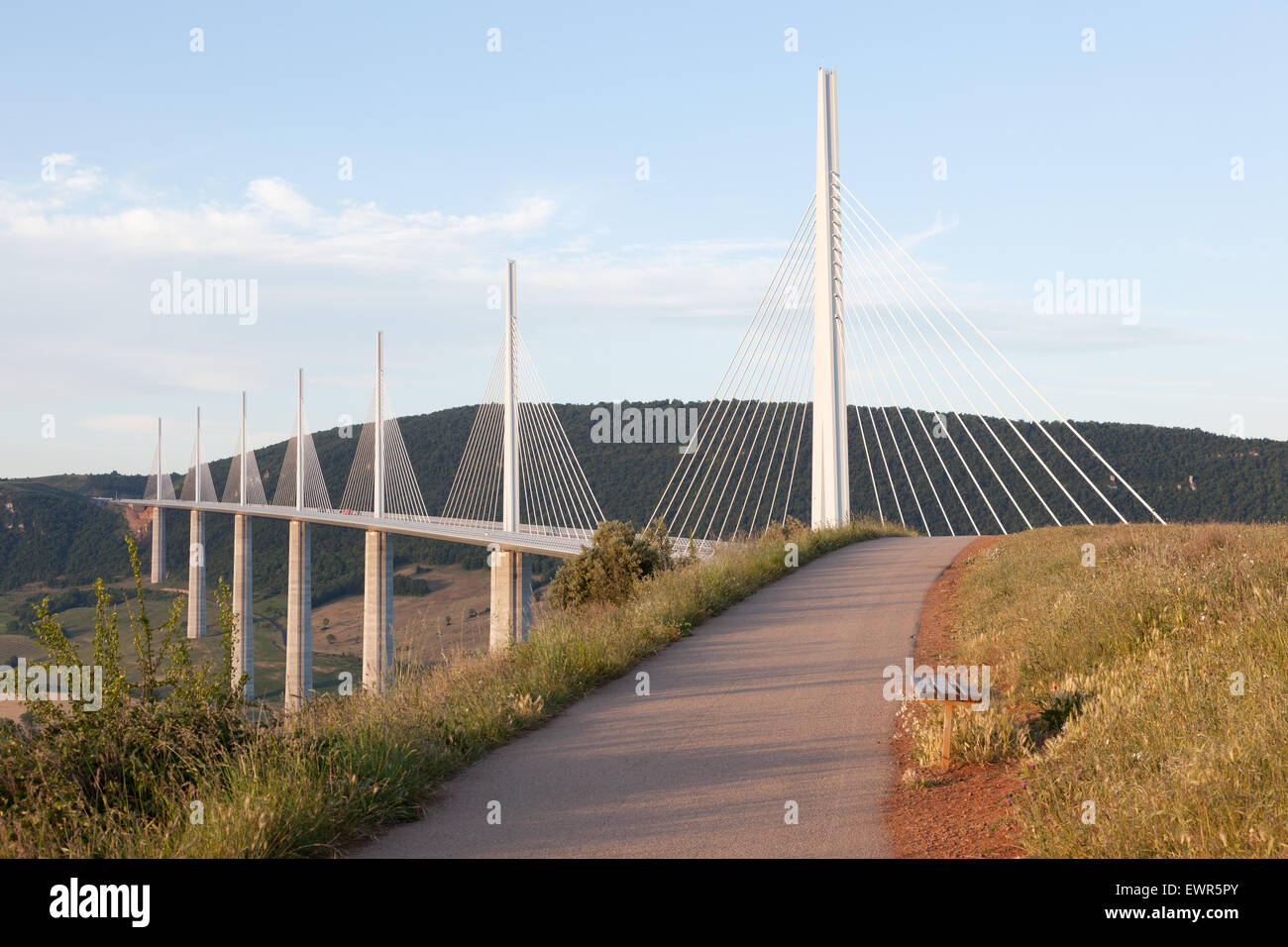 The Millau Viaduct in France Stock Photo