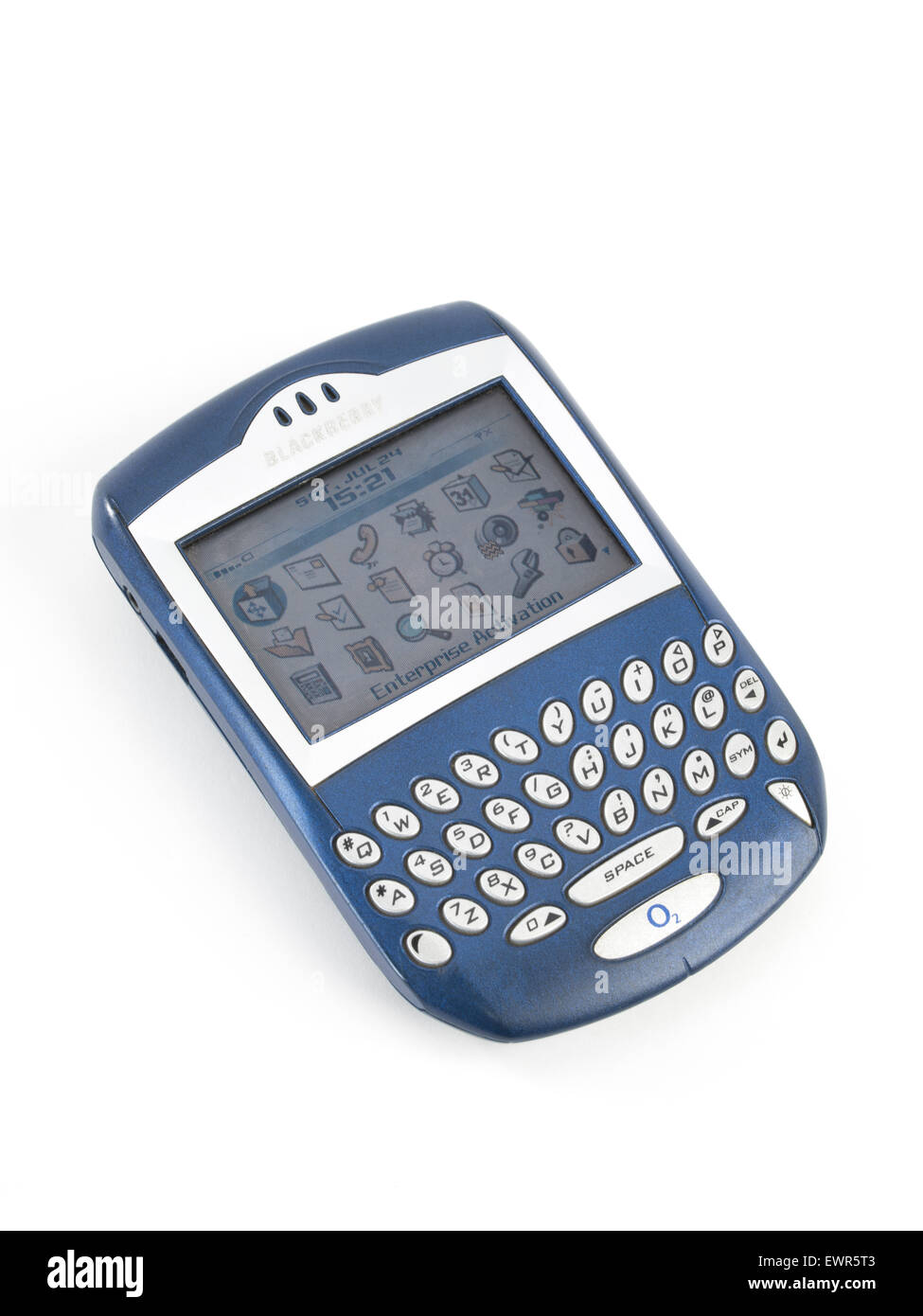 Blackberry 7230 Mobile Phone Released 2003 Stock Photo