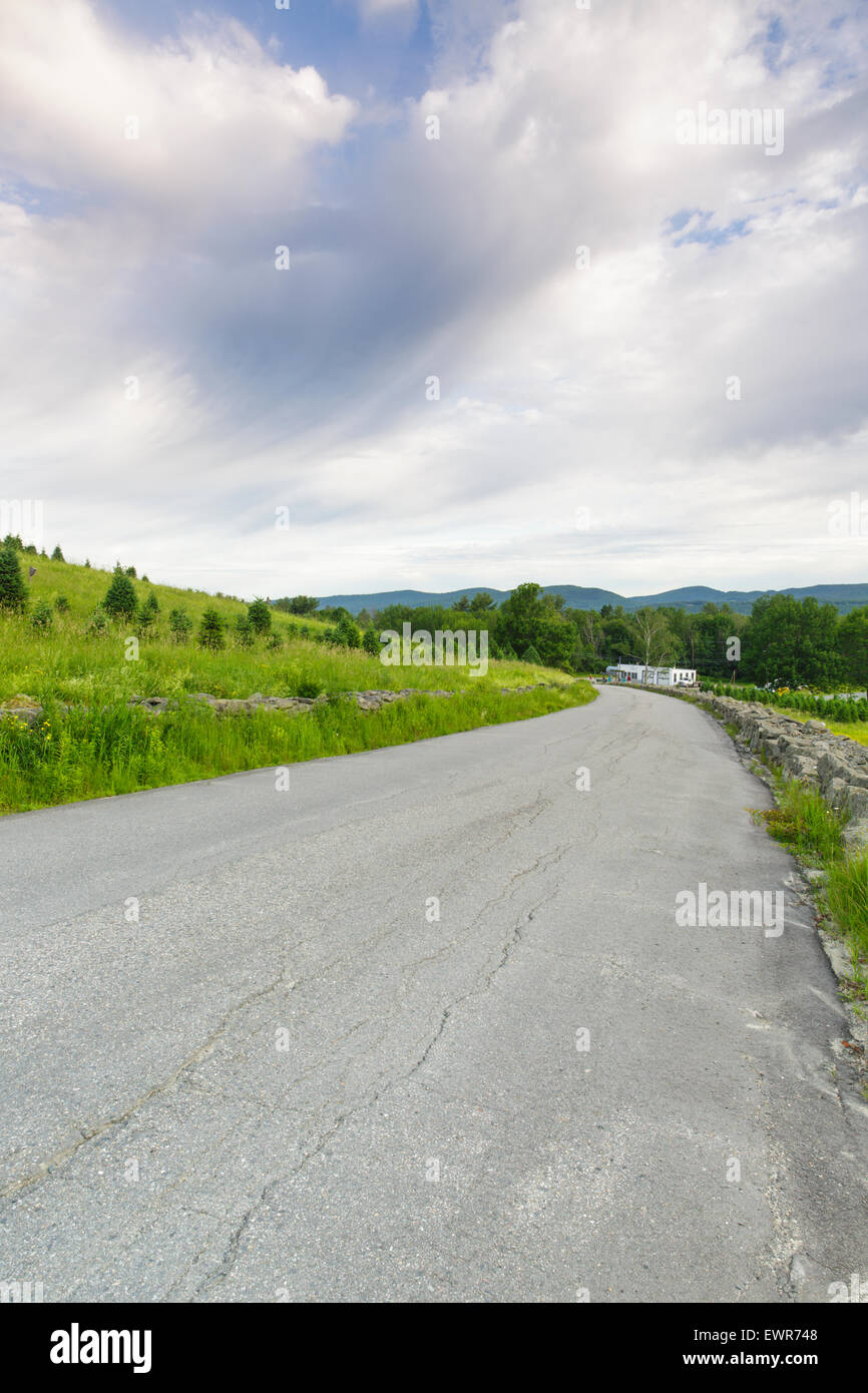 The Rocks Estate in Bethlehem, New Hampshire USA during the spring