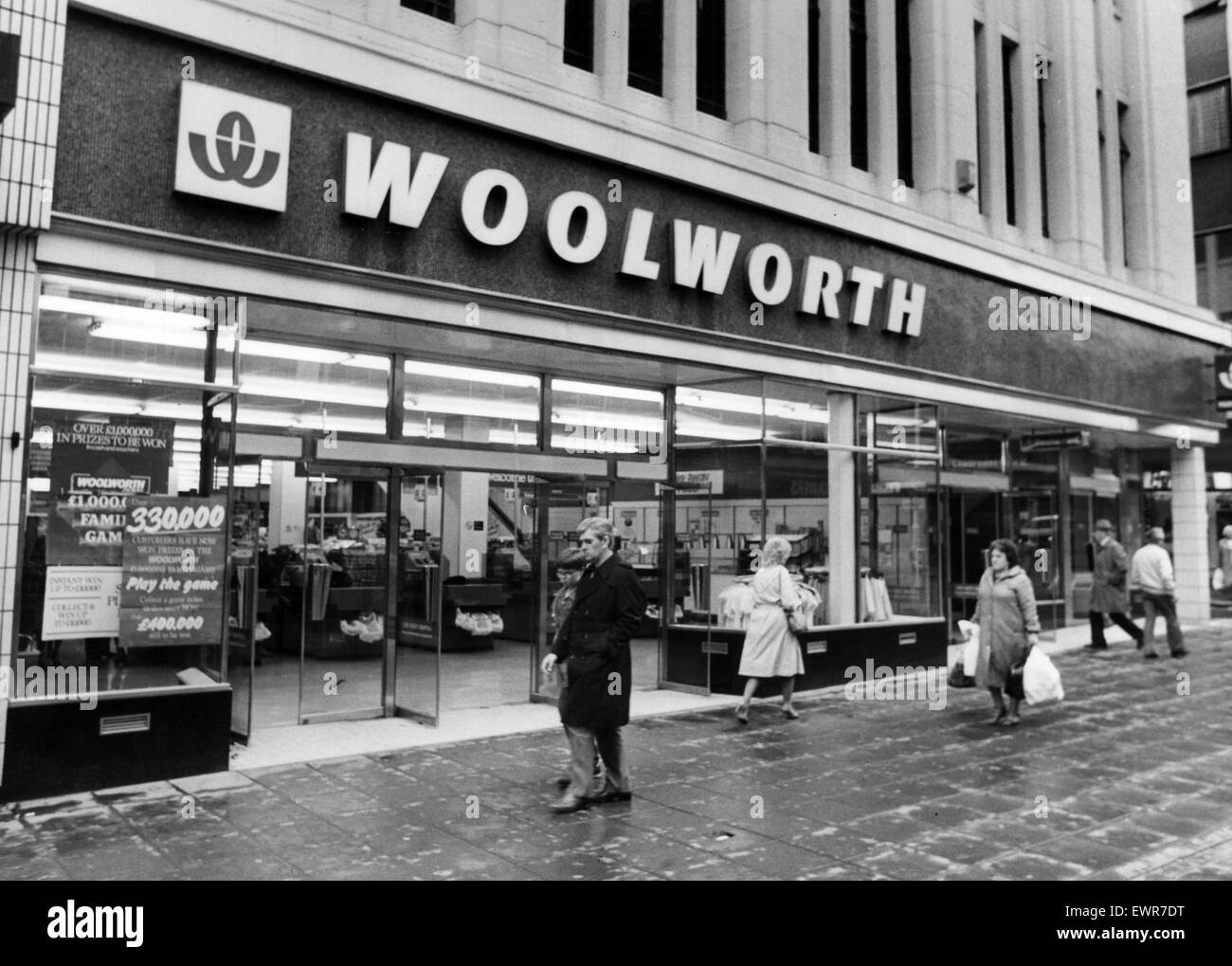 Woolworth Department Store, Northumberland Street, Newcastle, 4th August 1984. Stock Photo