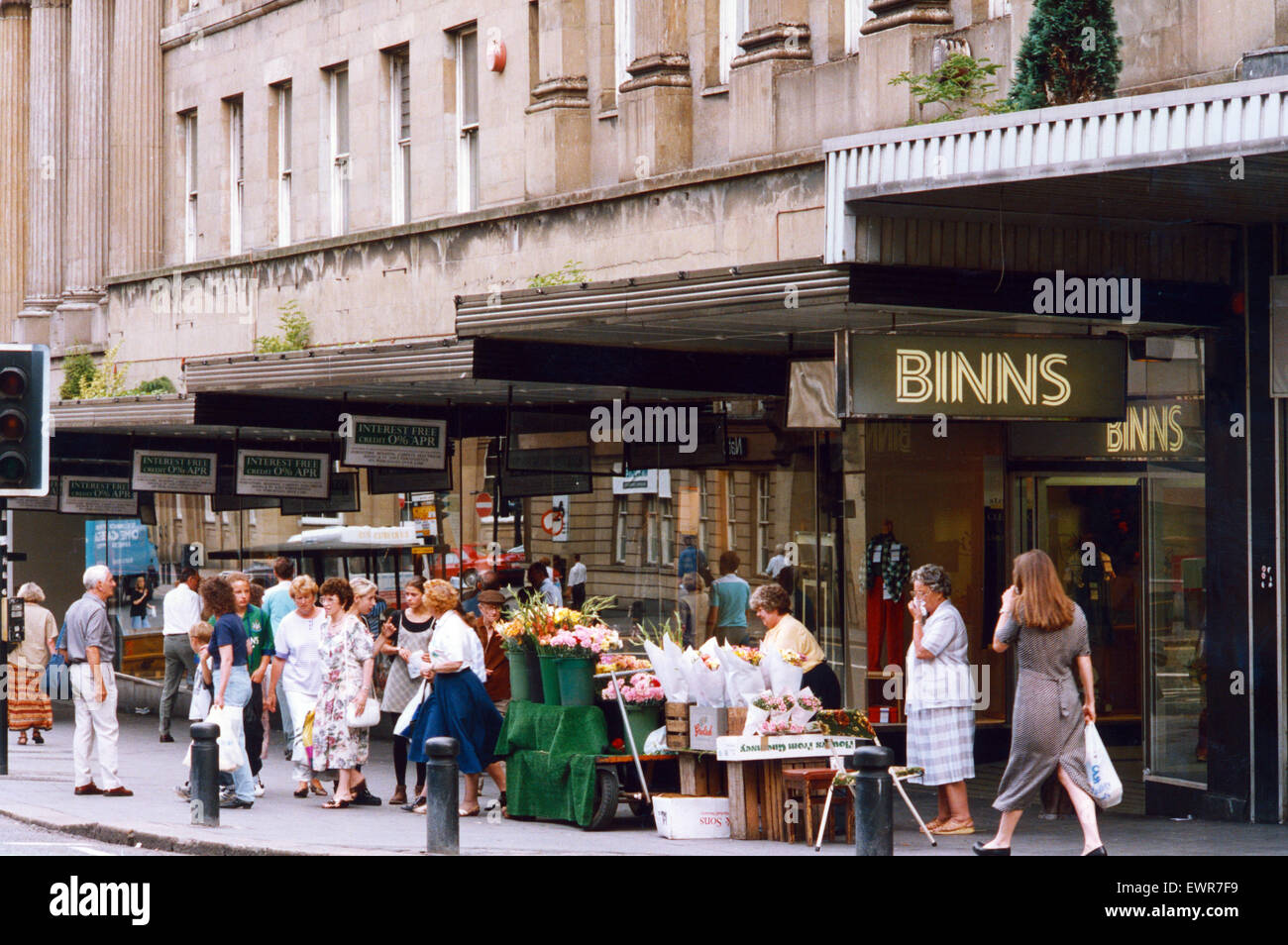 Binns Department Store, Newcastle, 17th August 1994 Stock Photo Alamy
