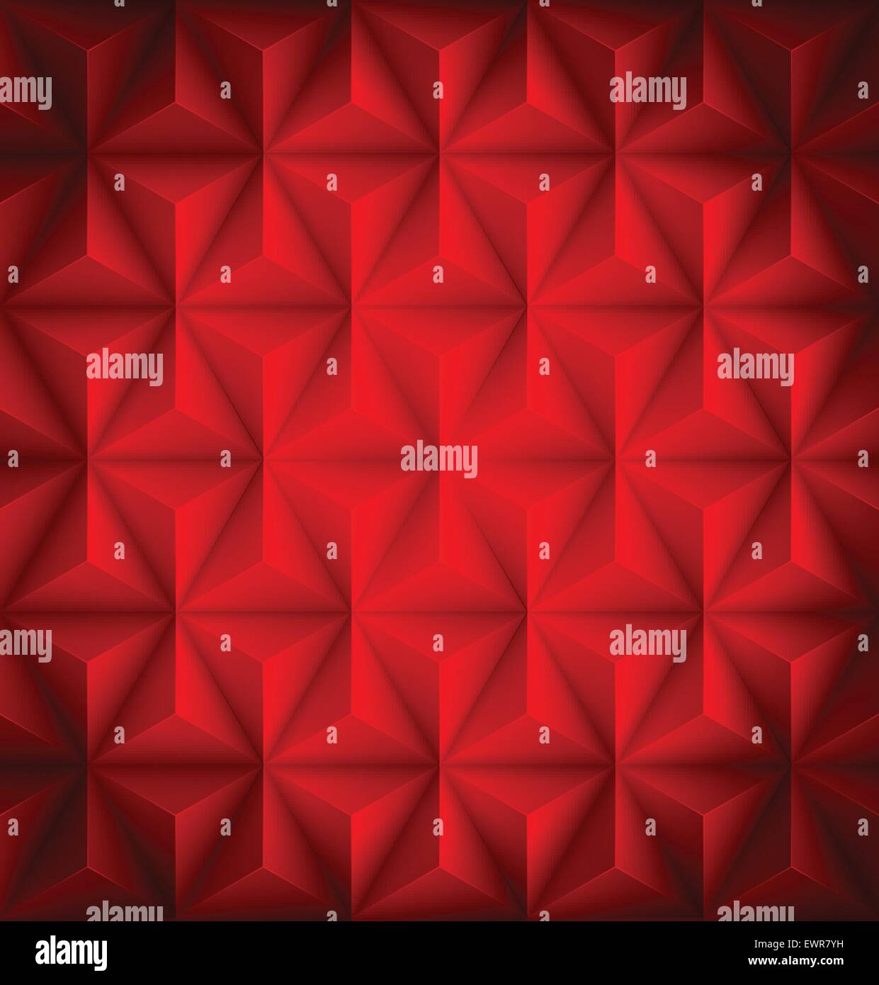 Red Geometric abstract low-poly paper background. Vector illustration ...
