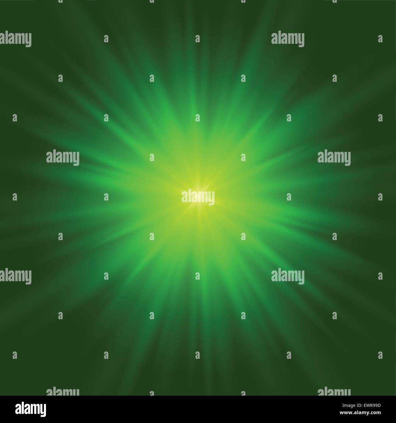 Abstract green glowing background. Vector illustration Stock Vector