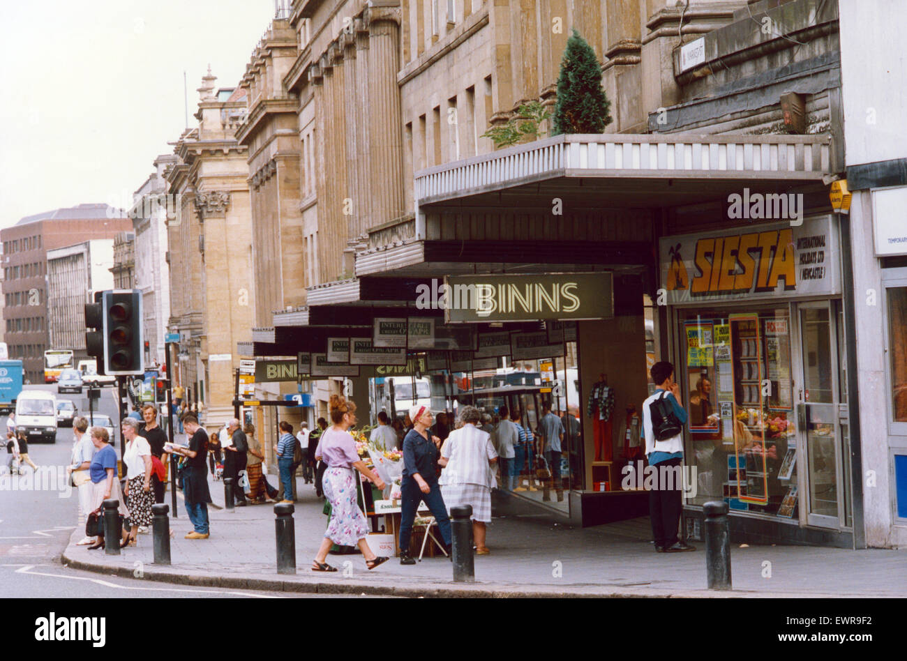 Binns Department Store, Newcastle, 17th August 1994 Stock Photo Alamy