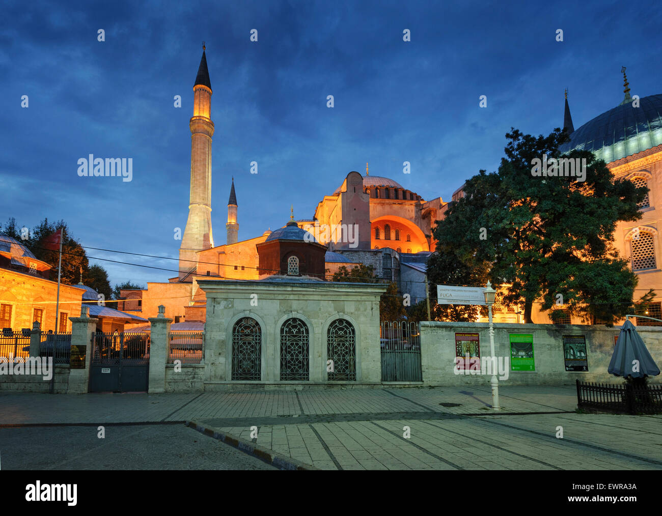 Aya Sofya Haglia Sophia in Istanbul Stock Photo