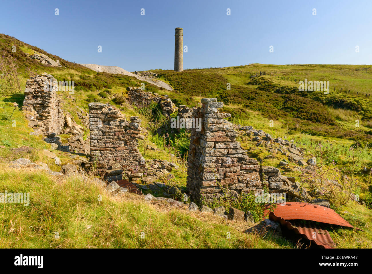 Old Mine Workings at Sikehead near Rookhope Stock Photo