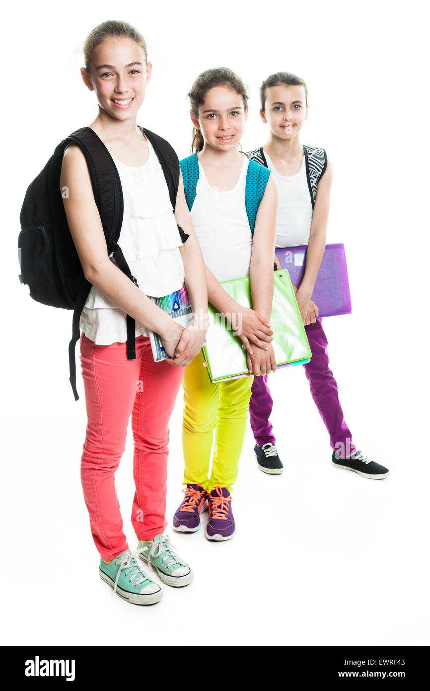 Group healthy teen girls hi-res stock photography and images - Alamy