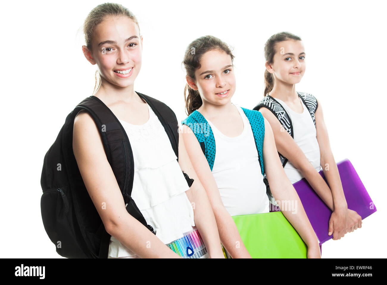 Group healthy teen girls hi-res stock photography and images - Alamy