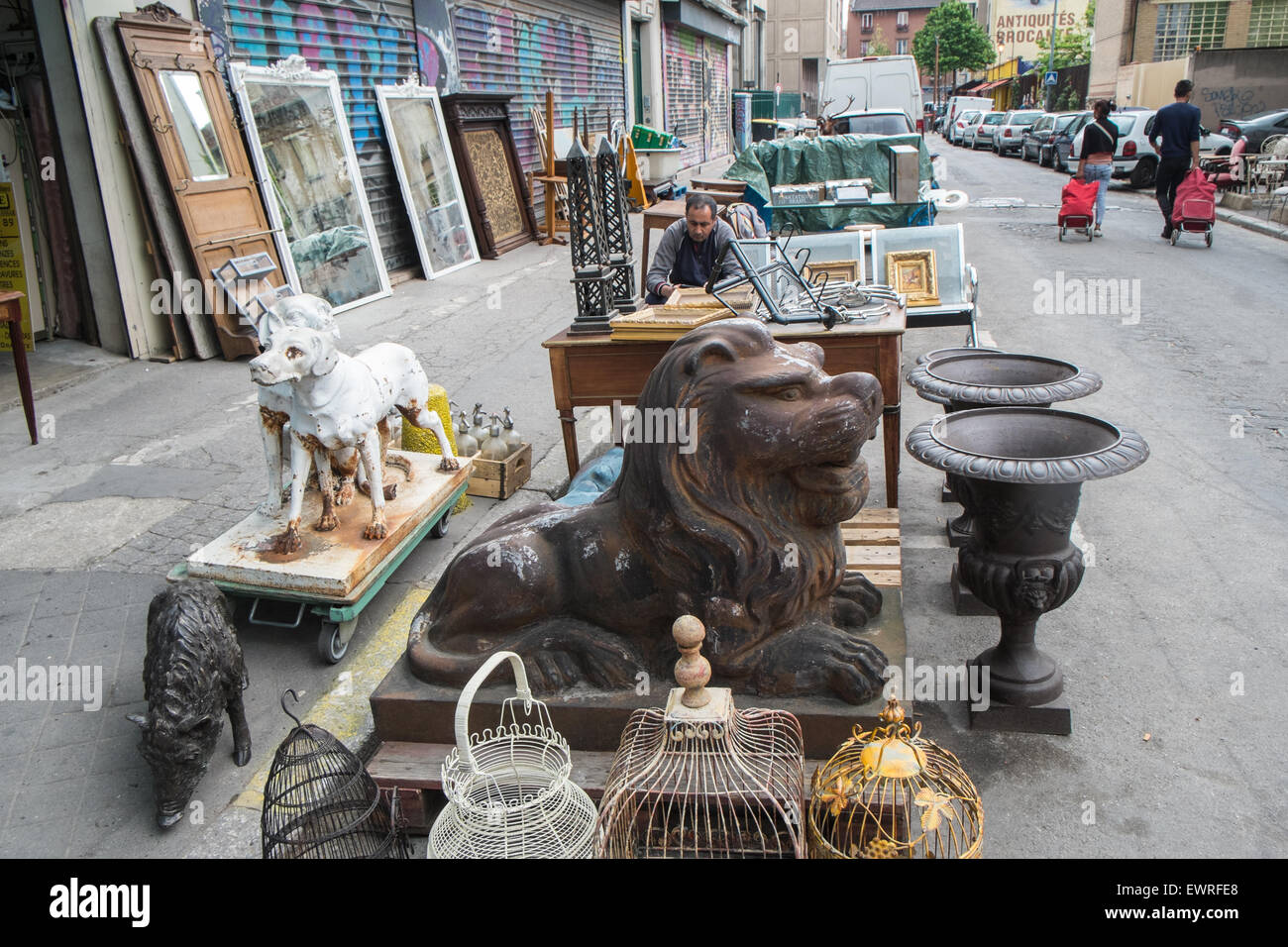 architectural,salvage,Secondhand used recycling vintage goods at flea