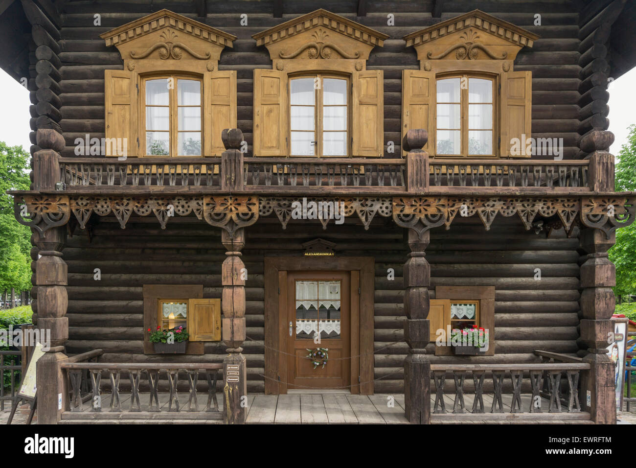 Russian block house hires stock photography and images Alamy