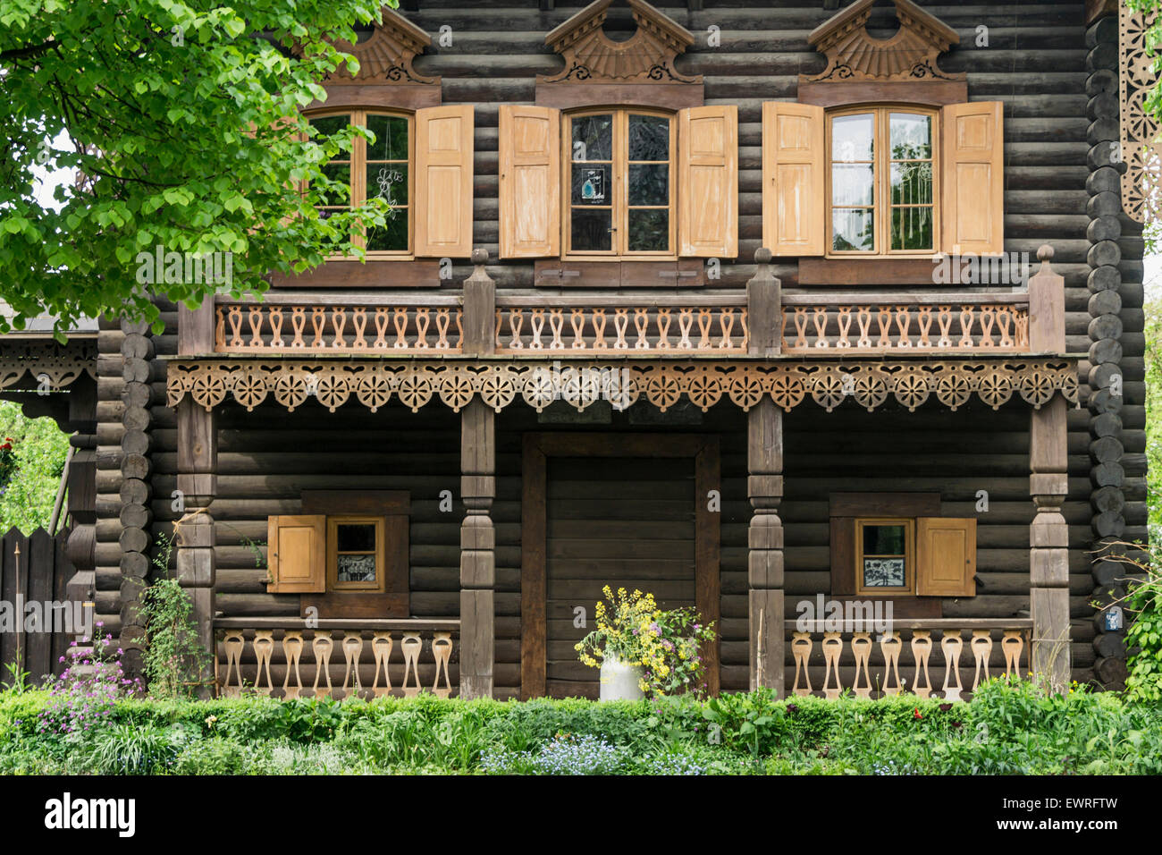 Russian Colony Alexandrowka , Block House, Potsdam, Brandeburg, East Germany, Stock Photo