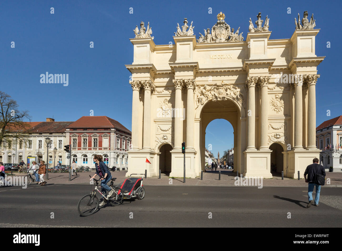 Brandenburg Gate in Potsdam , Brandenburg Stock Photo Alamy