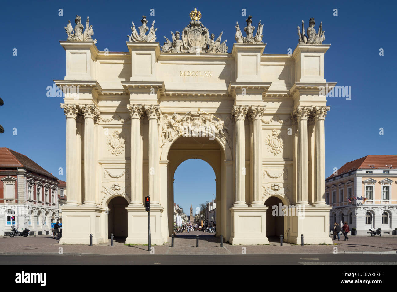 Brandenburg Gate , Potsdam , Brandenburg Stock Photo Alamy