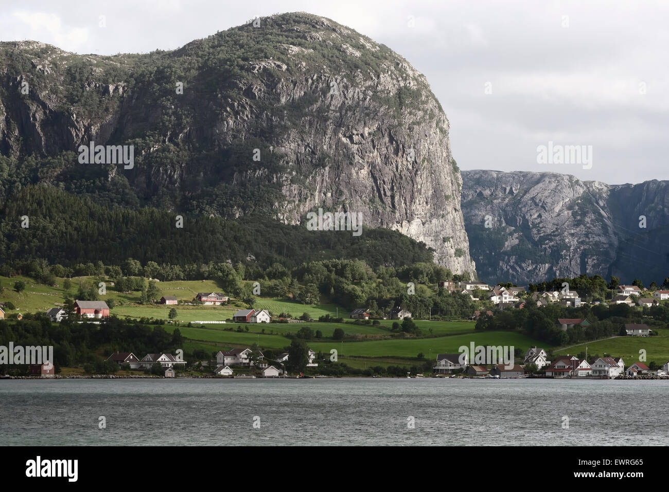 Norway landscapes.Beautiful Norwegian Fjords Stock Photo