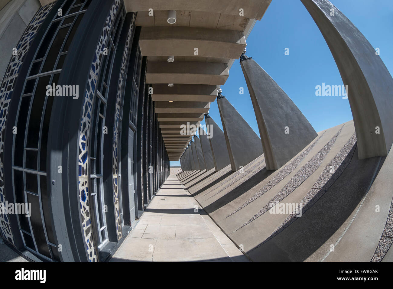 Detail of Cadet Chapel — an iconic part of the Academy campus, United ...