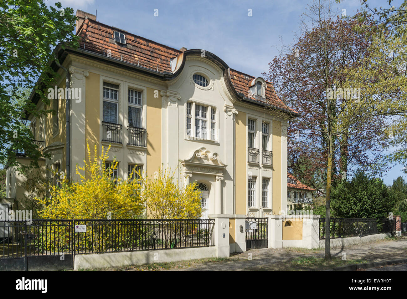 Villa ,  Heiliger See , Potsdam, Brandenburg Stock Photo