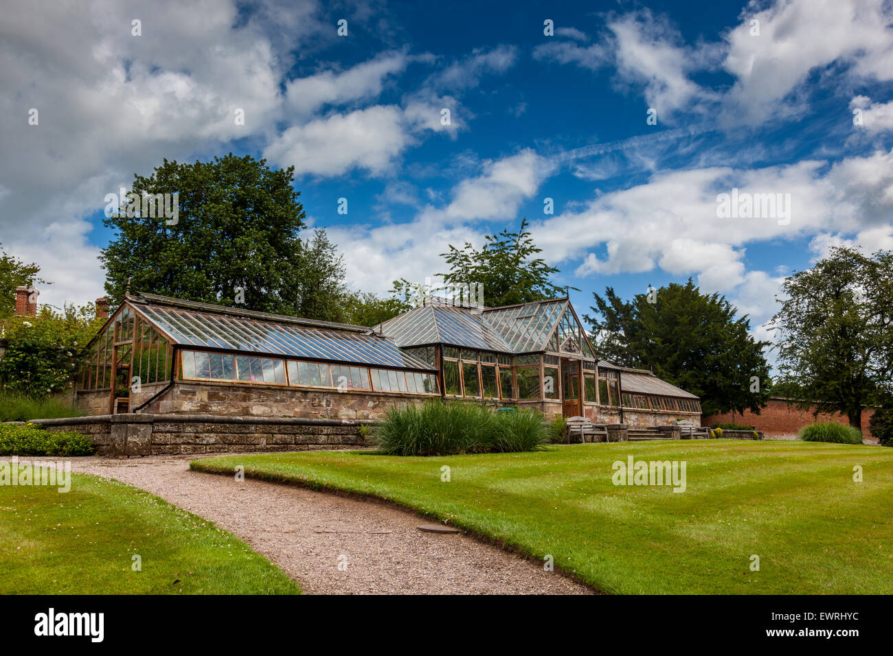 The conservatory at Weston Park, Weston under Lizard, Shifnal