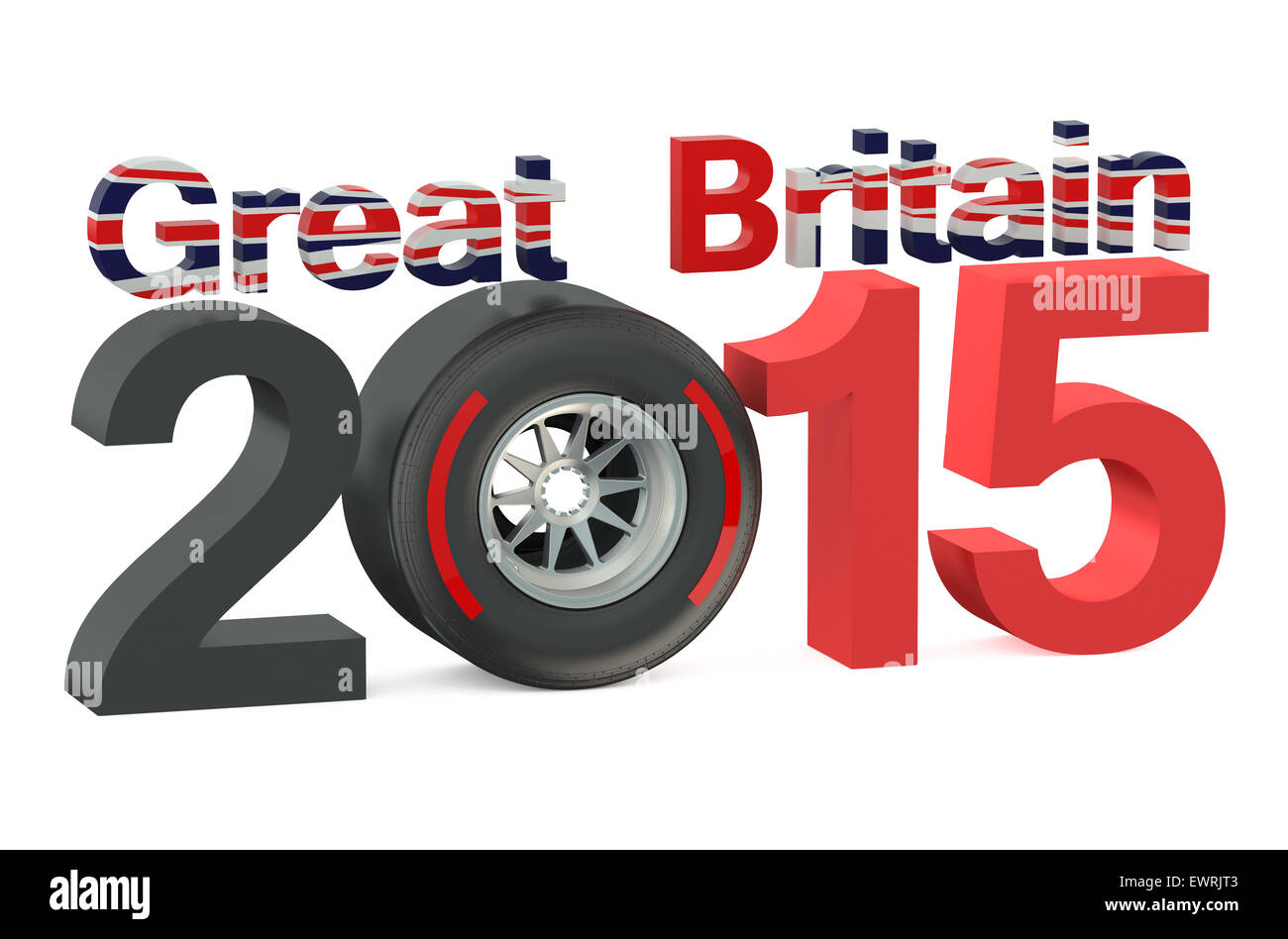 F1 Formula 1 Great Britain Grand Prix in Silverstone 2015 Stock Photo