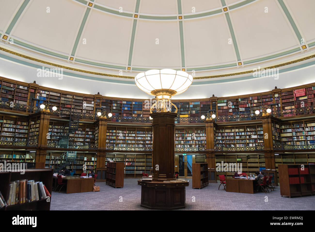 Picton circular reading room at award winning Central Library,Liverpool Stock Photo