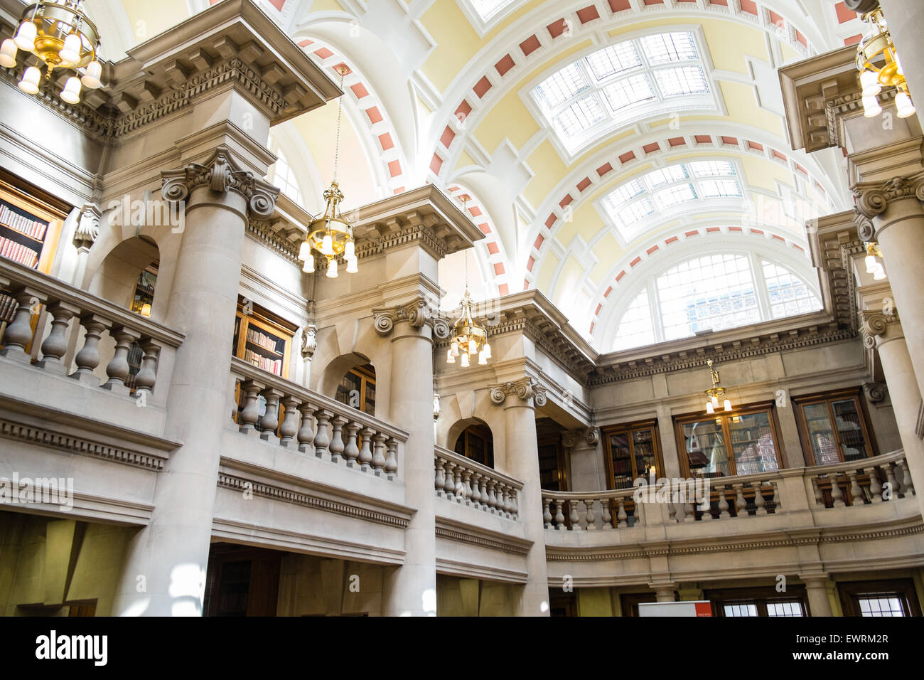 Hornby Reading Room at Award winning Central Library,Liverpool Stock